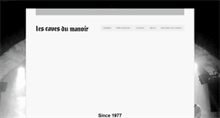 Desktop Screenshot of cavesdumanoir.ch