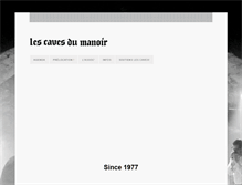 Tablet Screenshot of cavesdumanoir.ch
